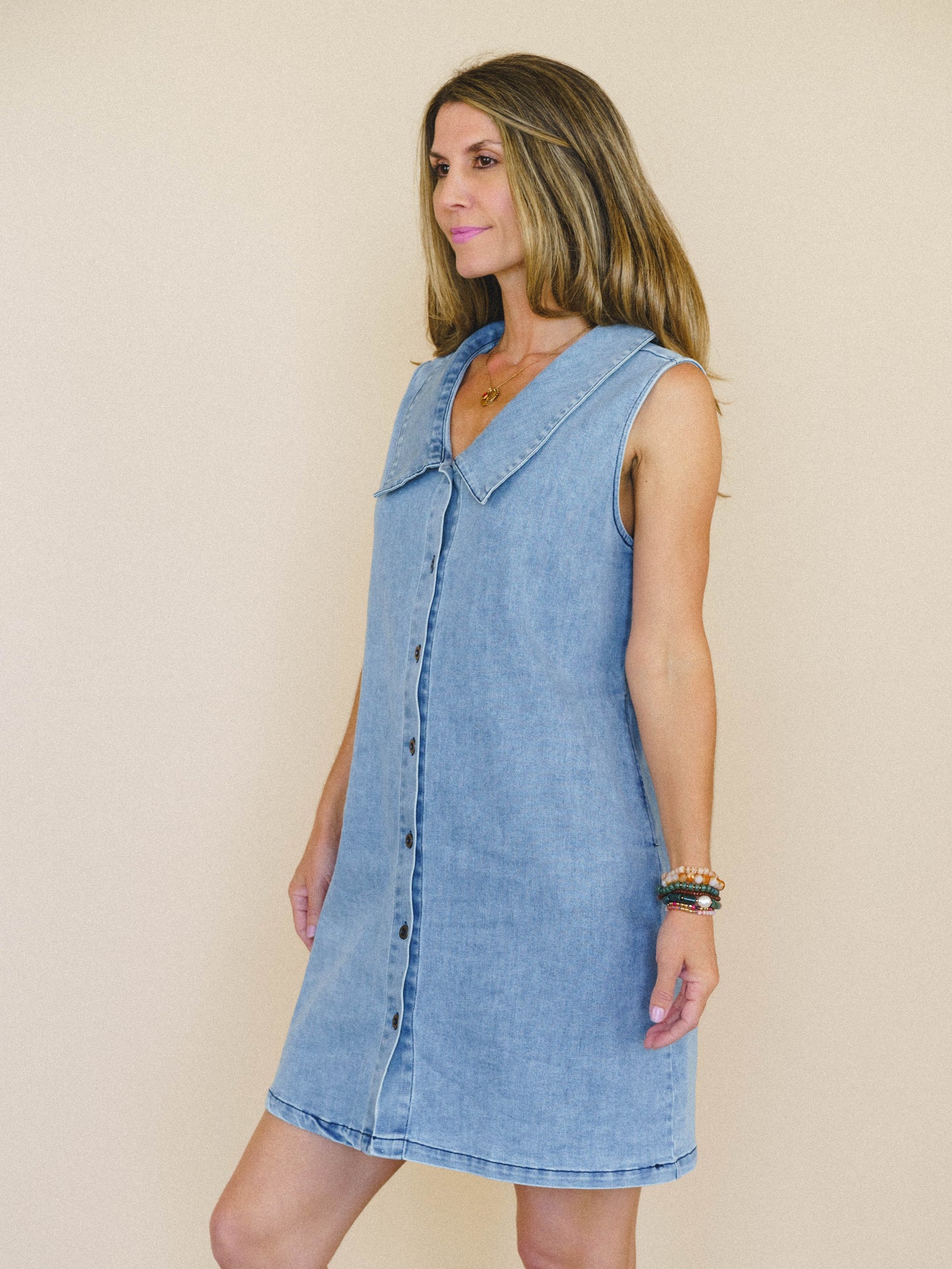 Just the Thing Dress - Denim