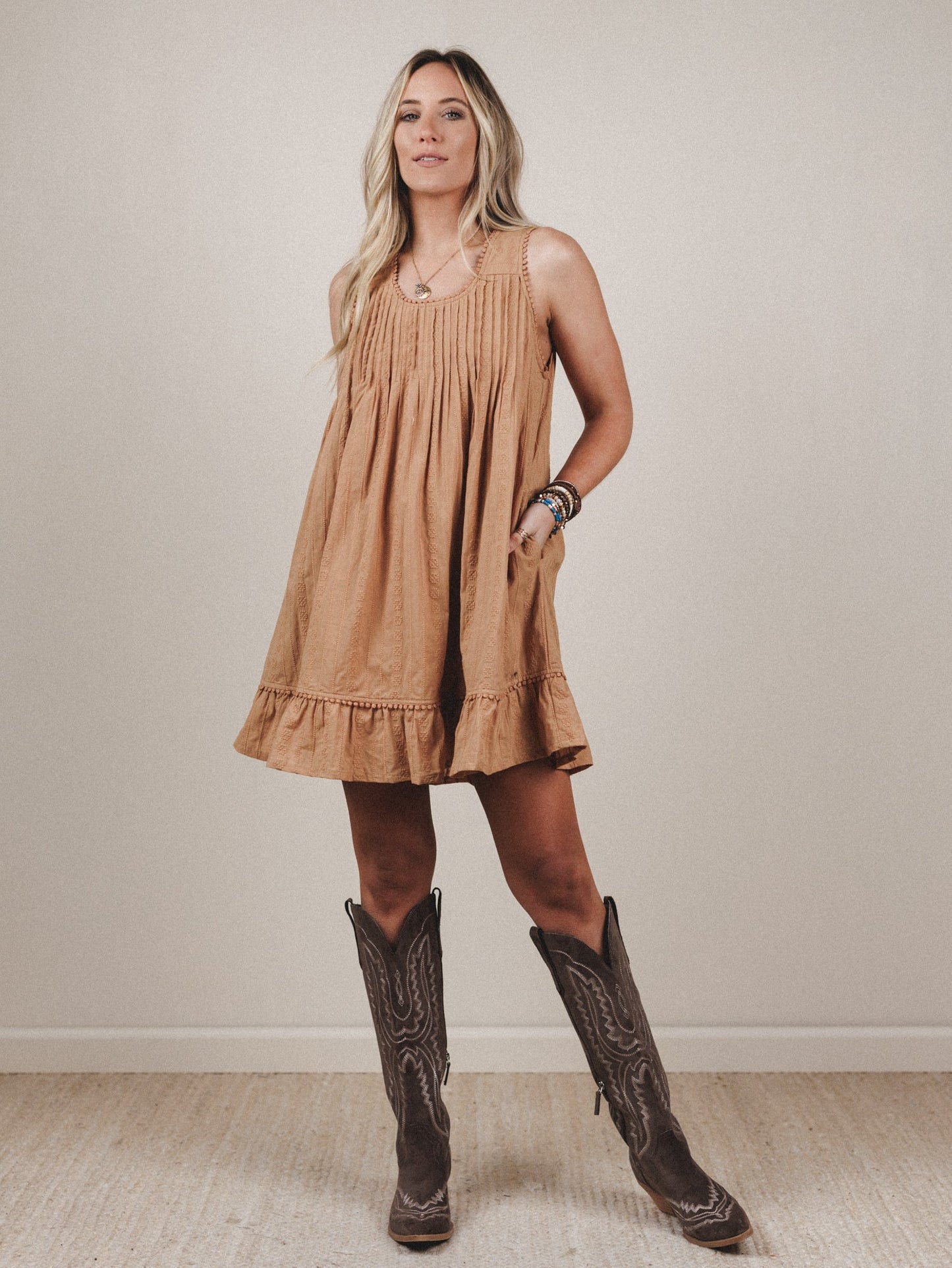 Blossom Dress - Caramel - Pre Order