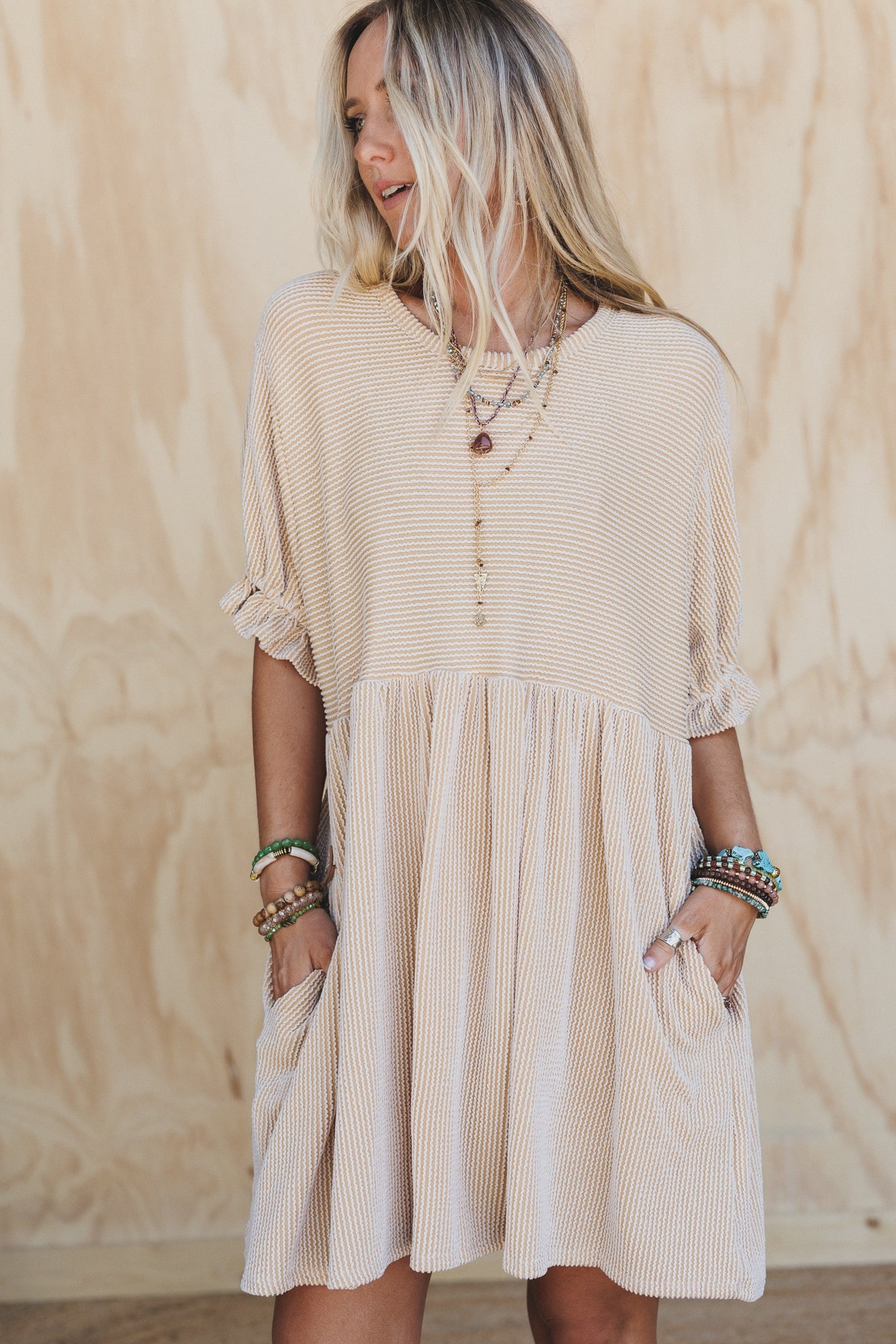The Nest Open Sky Dress - Canary - Pre Order
