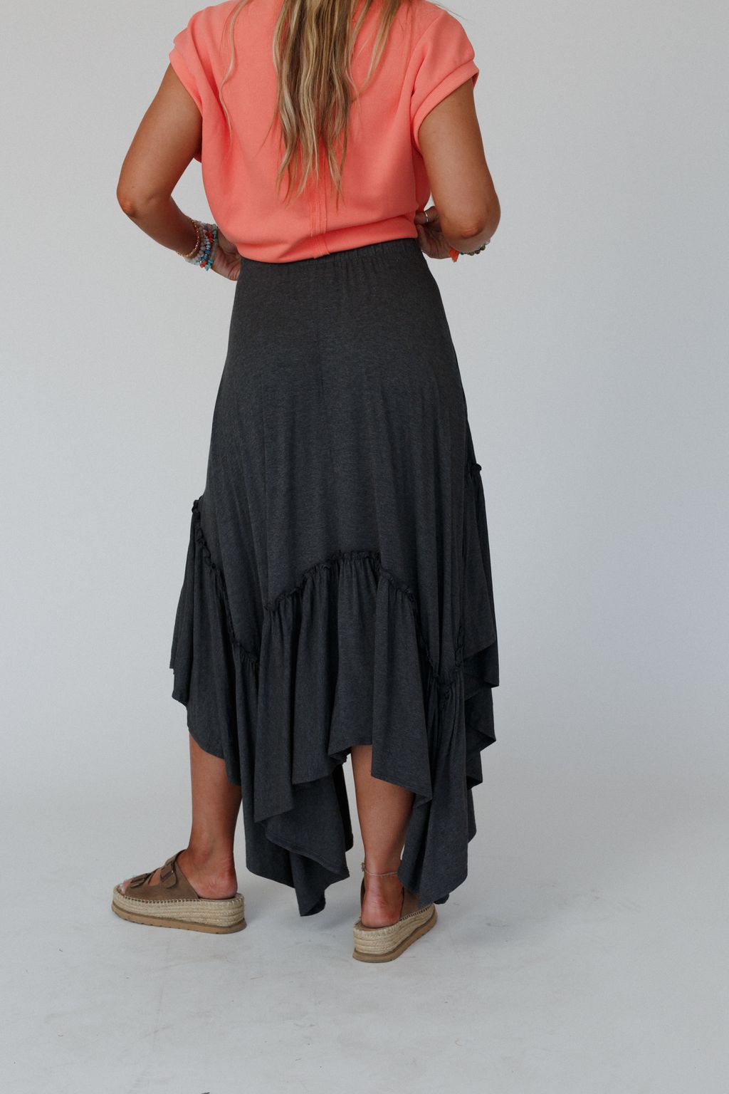 The Nest Forever Beauty Maxi Skirt - Charcoal - Pre Order