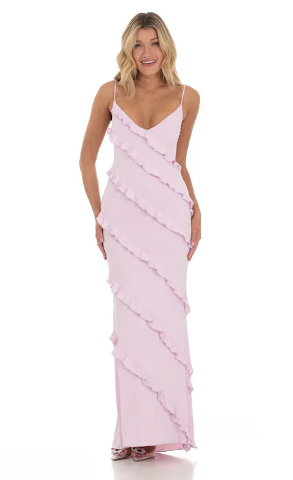 Ruffle Maxi Dress