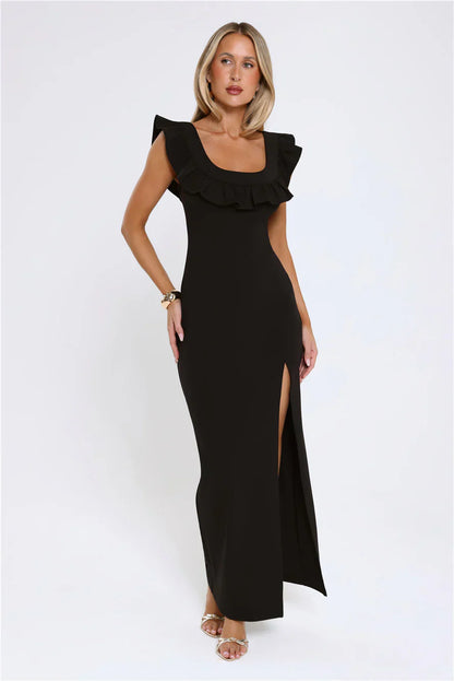 The Dress Up Club Maxi Dress Black