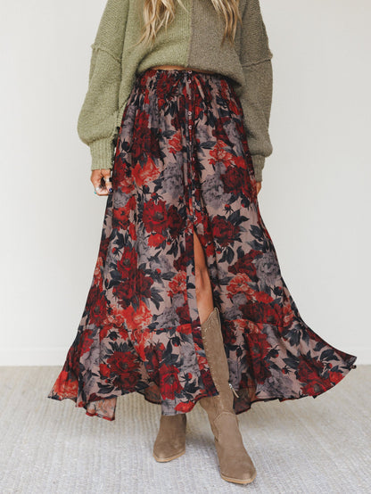 Lunar Bloom Skirt - Natural - Pre Order