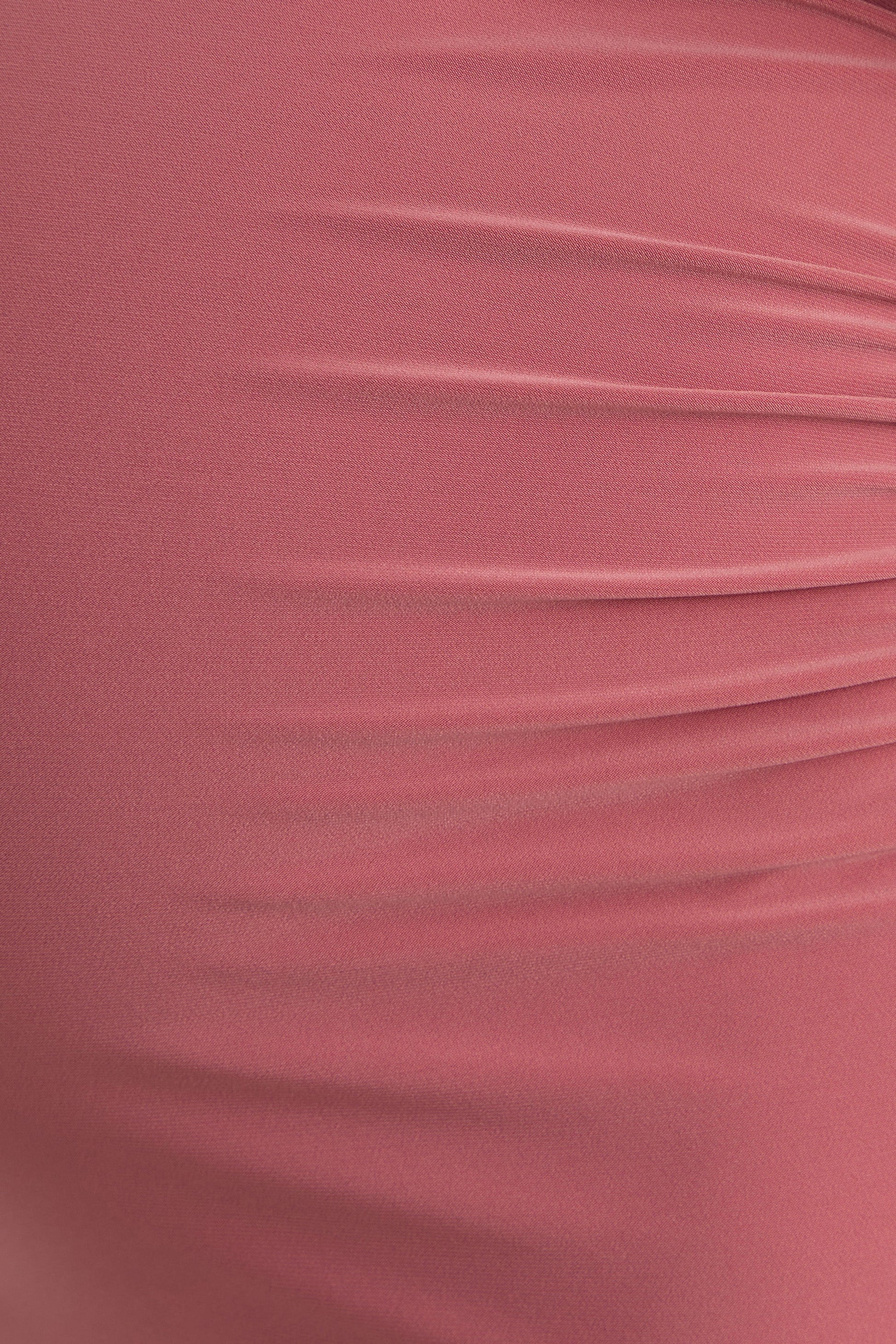 Carlotta | Blush Pink Bardot Maternity Maxi Dress With Chiffon Cape