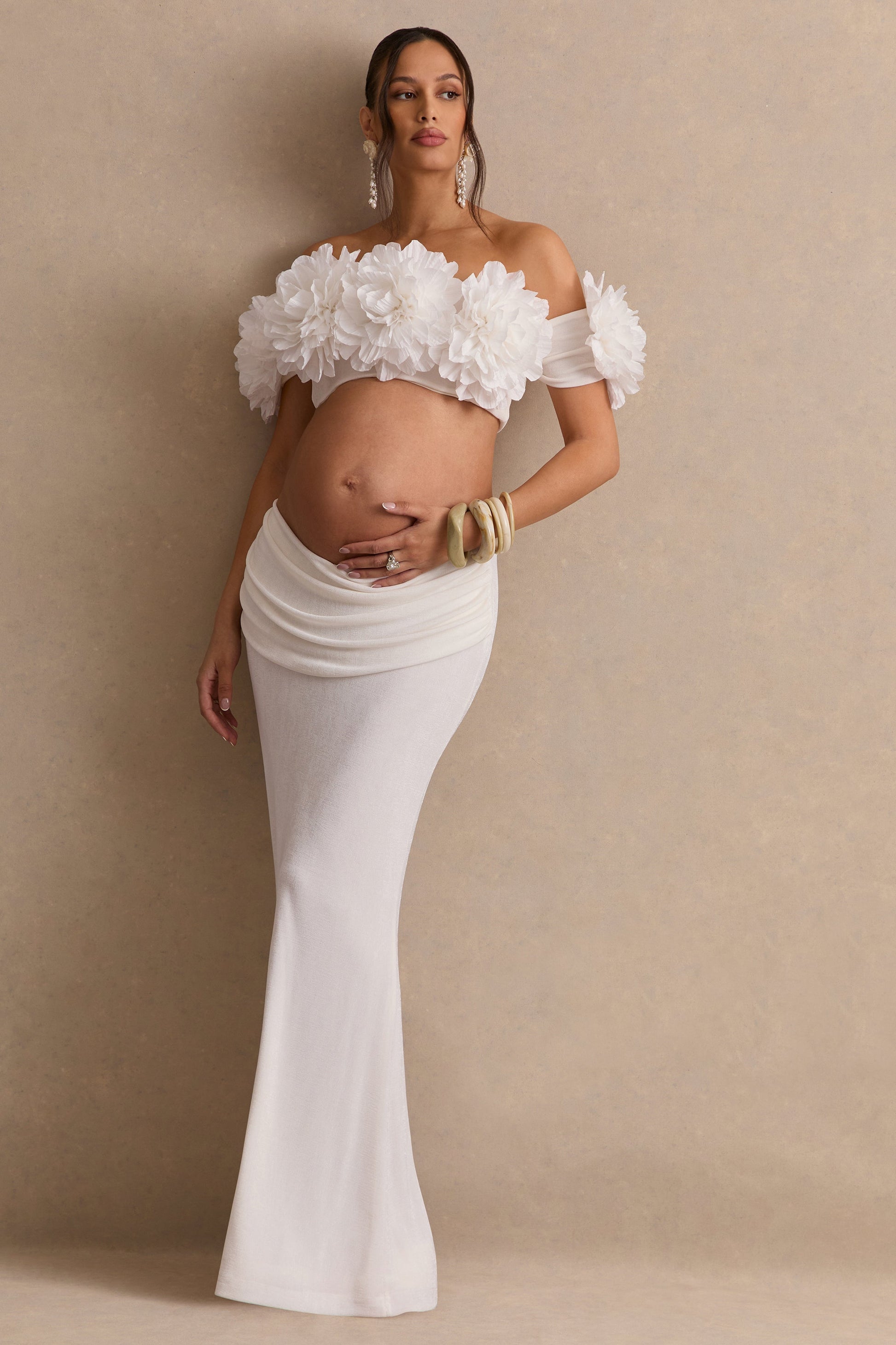 Arwenne | White Maxi Skirt