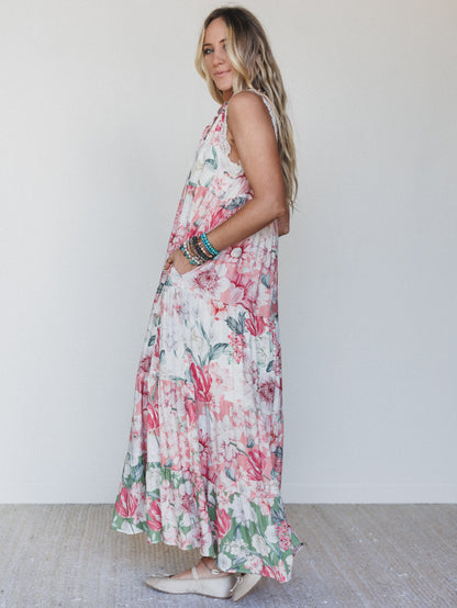 Zeya Floral Maxi Dress - Floral Multi - Pre Order