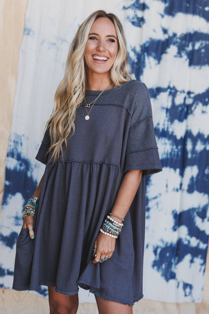 The Nest Moonlit Orchard Tunic - Charcoal - Pre Order