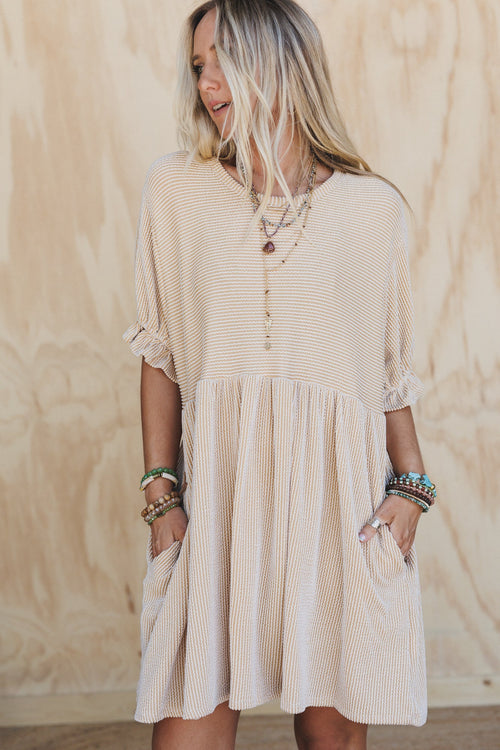 The Nest Open Sky Dress - Canary - Pre Order