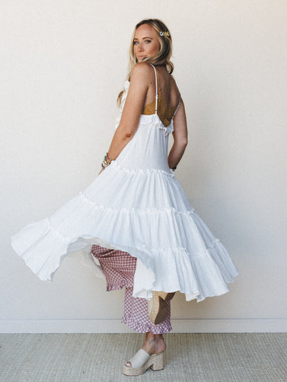 Truffles and Ruffles Dress - Ivory