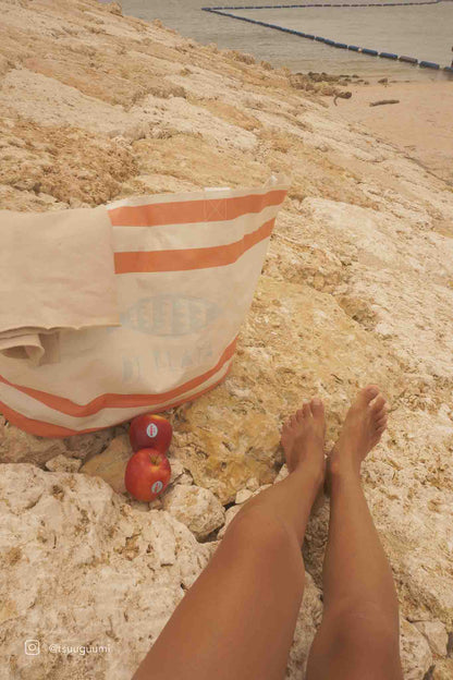SUNNYLiFE Carryall Beach Bag De Playa Coral Utopia
