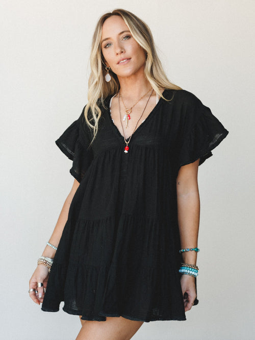 Little Black Mini Dress - Black