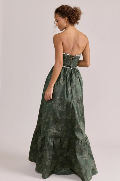 Ellapink Luxe Jacquard Dress | Made To Order
