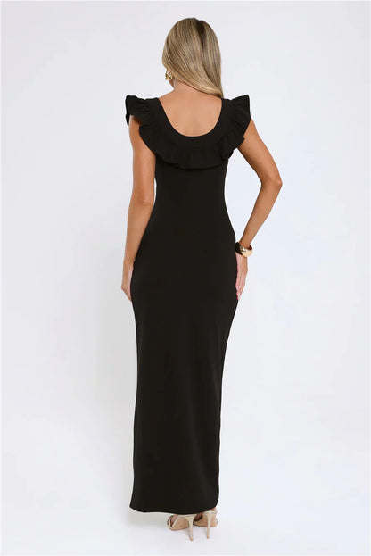 The Dress Up Club Maxi Dress Black