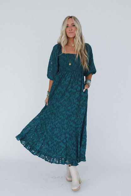 Capistrano Maxi Dress - Green - Pre Order