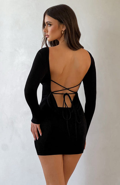 Una Mini Dress - Black